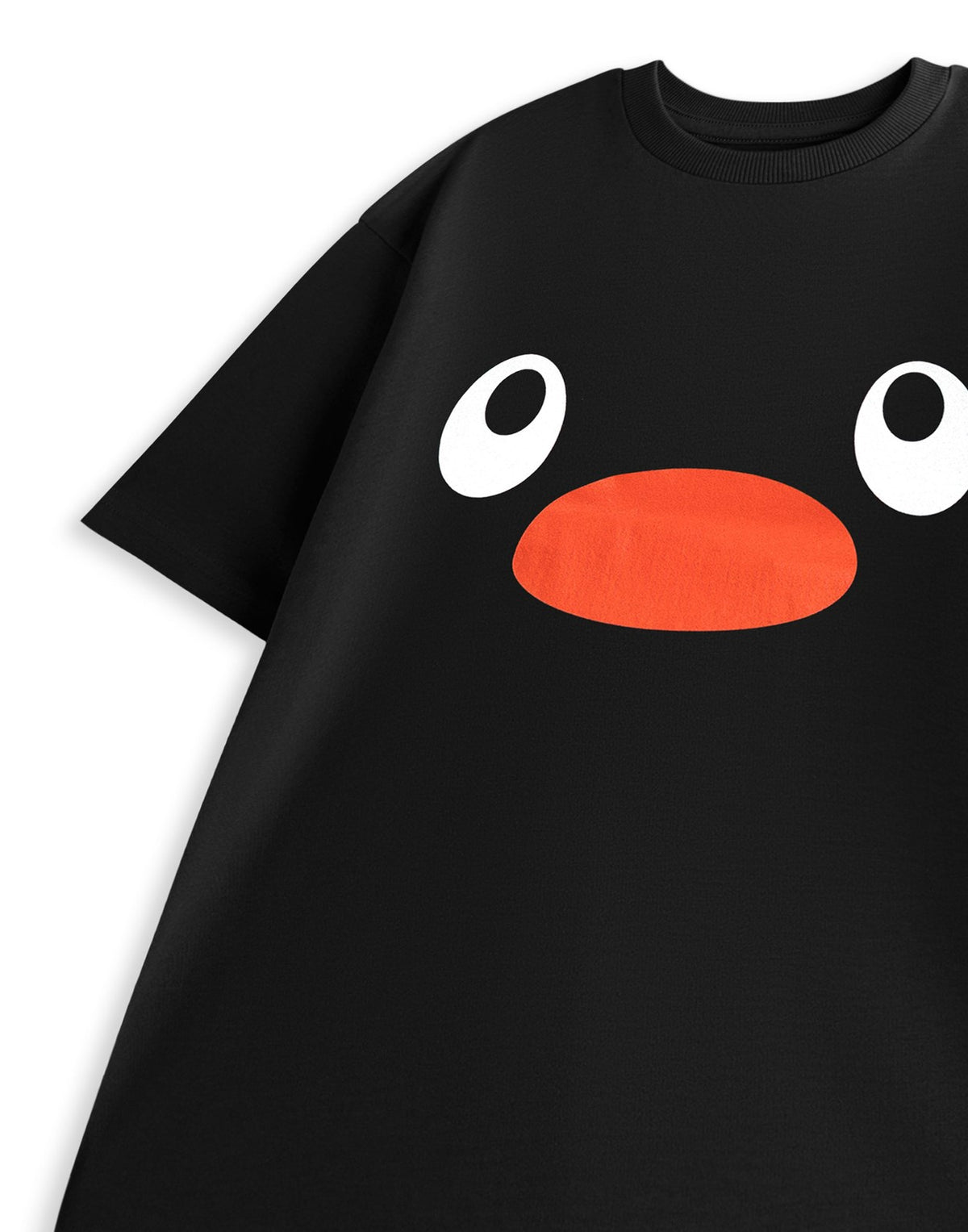 Pingu Short Sleeved T-Shirt | Unisex Black | Official Merch