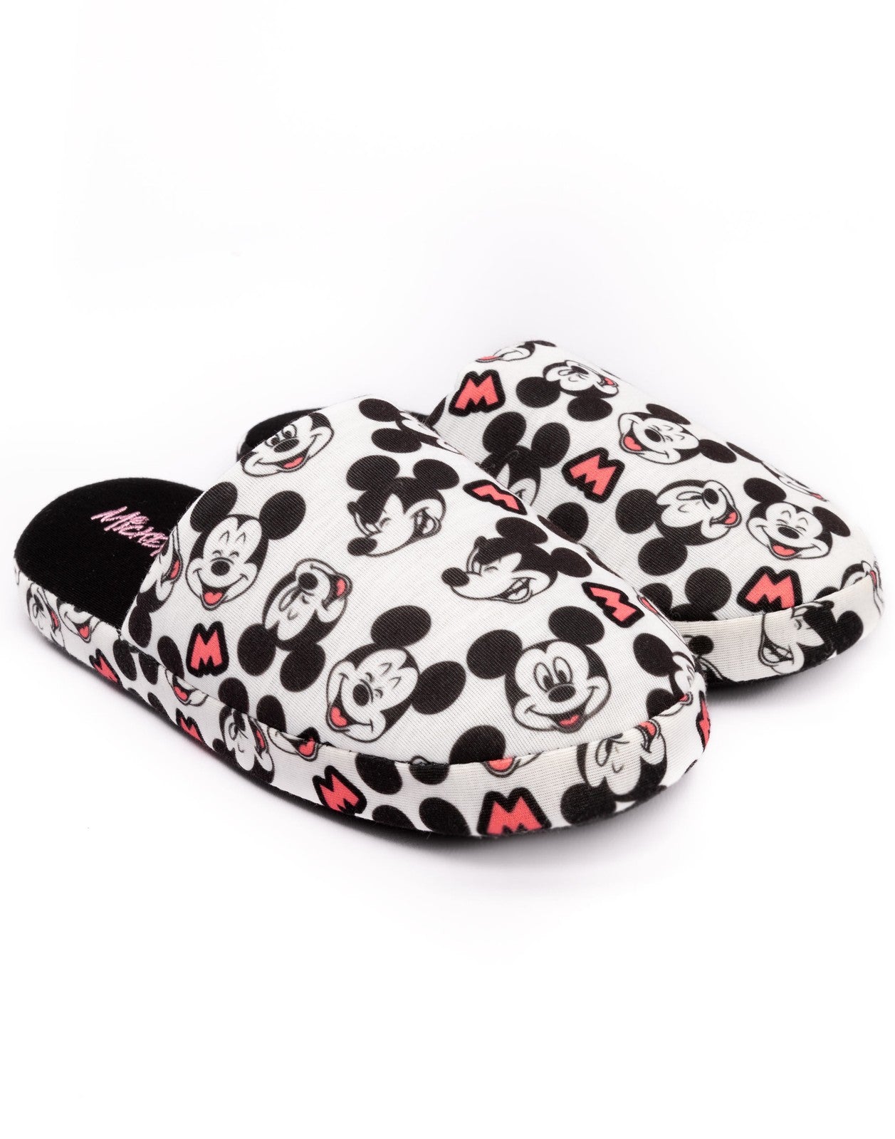 Disney Mule Slippers | Womens White | Official Merch