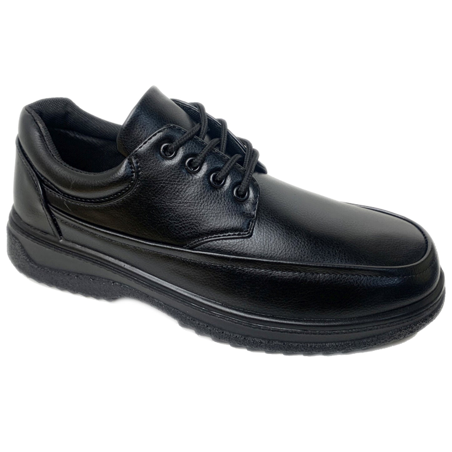 MENS FORMAL SHOES FAUX LEATHER SMART DRESS WEDDING OFFICE WORK CASUAL BOOTS MOCS