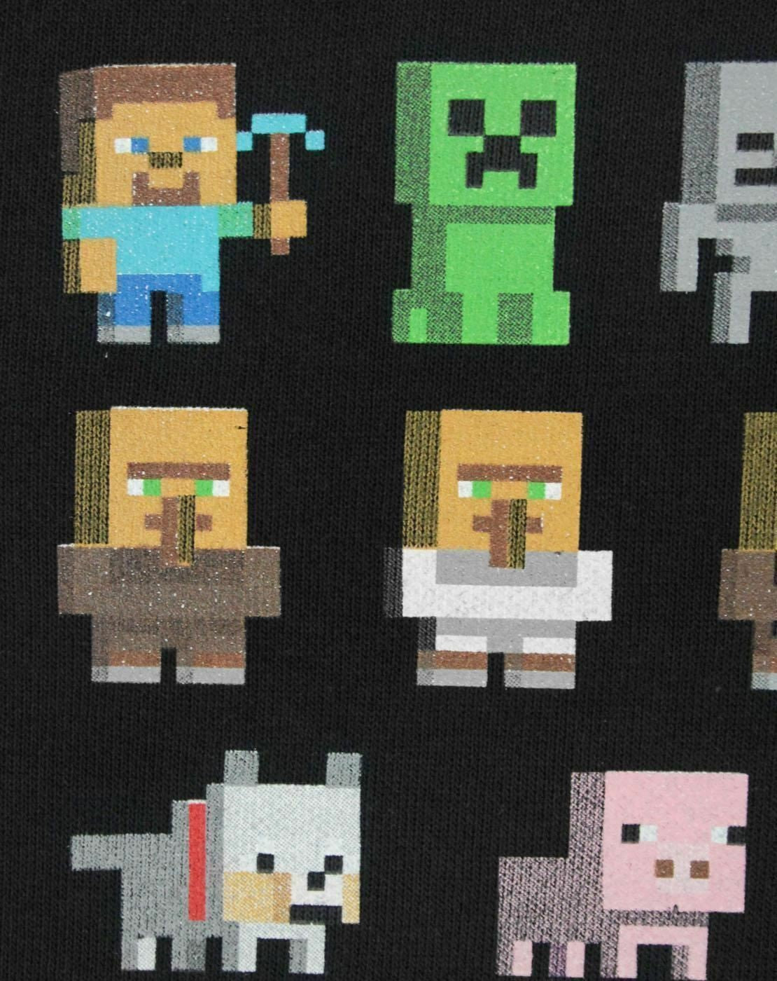 Minecraft Sweatshirt | Boys Black Gaming | Official Merch