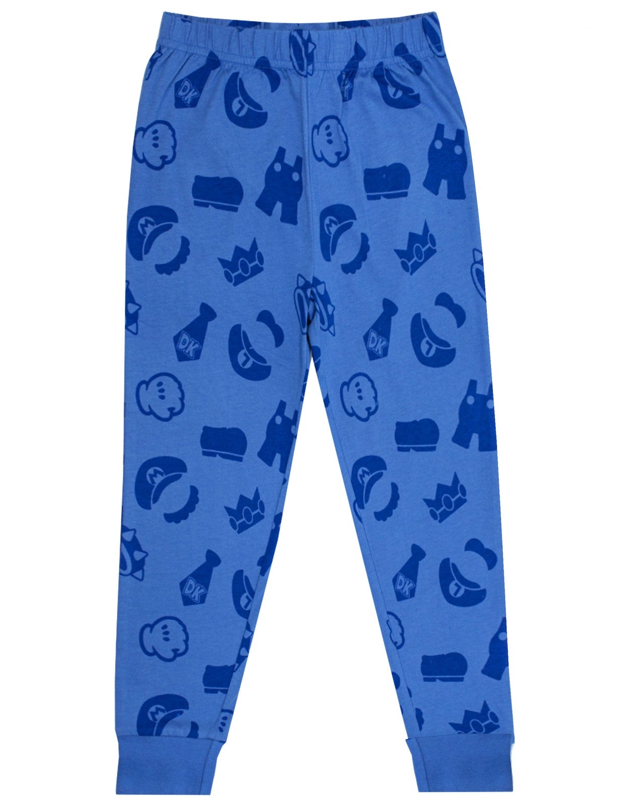 Nintendo Long Sleeve Long Leg Pyjama Set | Boys Blue | Official Merch