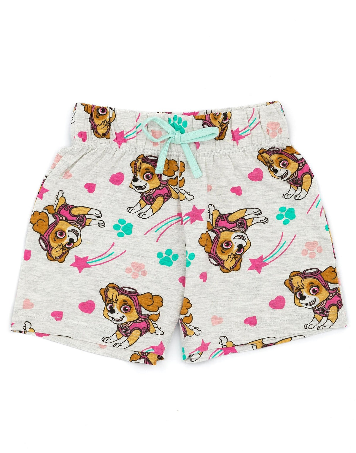 Paw Patrol Short Sleeve Short Leg Pyjama Set | Girls Blue | Official Merch