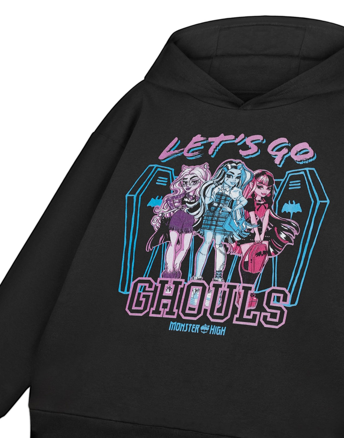 Monster High Hoodie | Girls Black | Official Merch