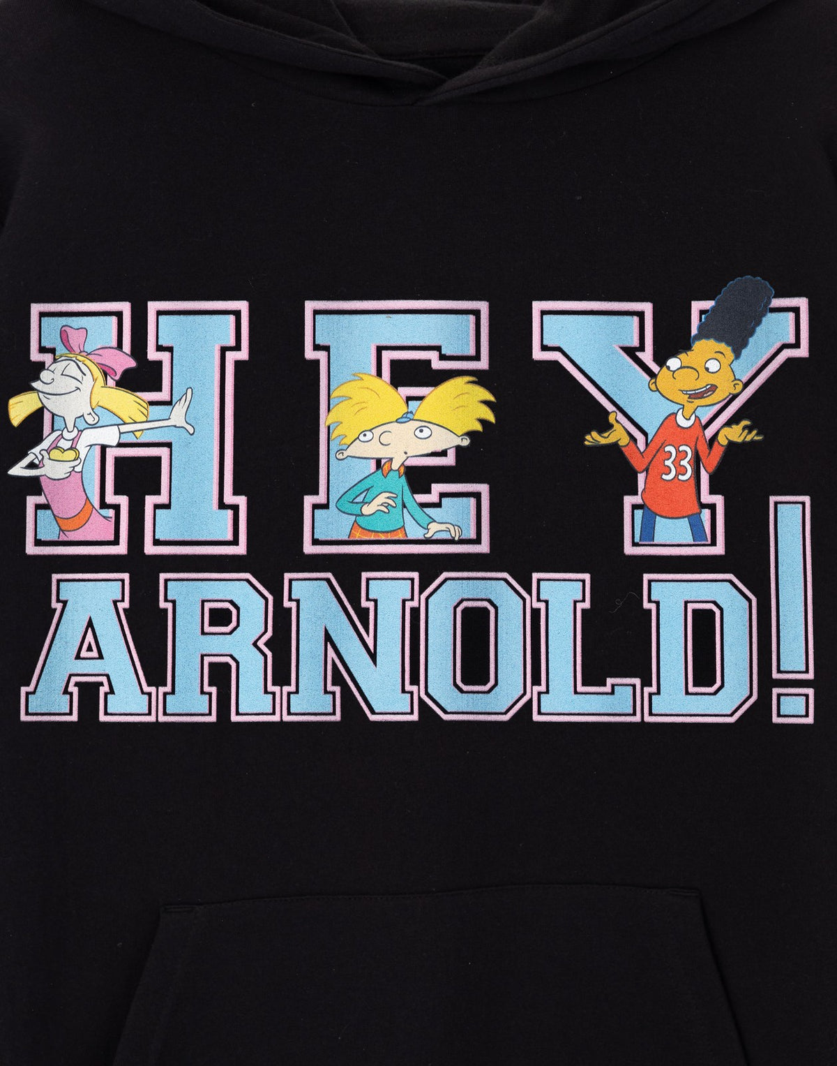 Hey Arnold Hoodie | Unisex Black | Official Merch