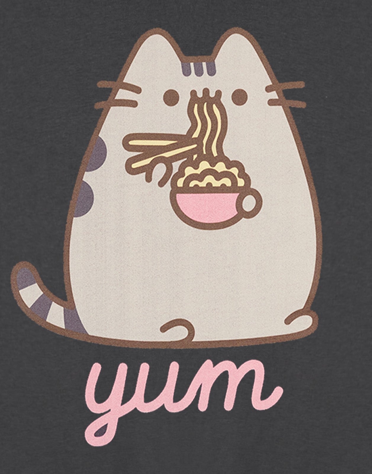 Pusheen Cropped Short Sleeved T-Shirt | Womens Charcoal | Official Merch