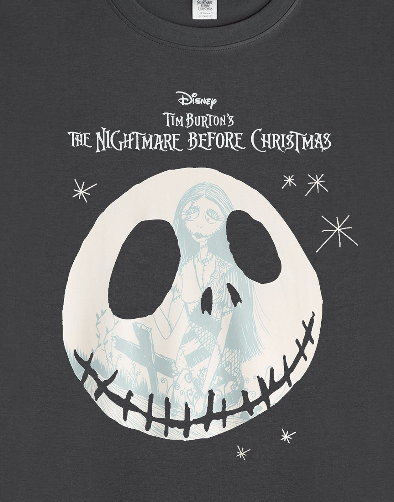 Disney Short Sleeve Nightdress | Womens Black | Official Merch