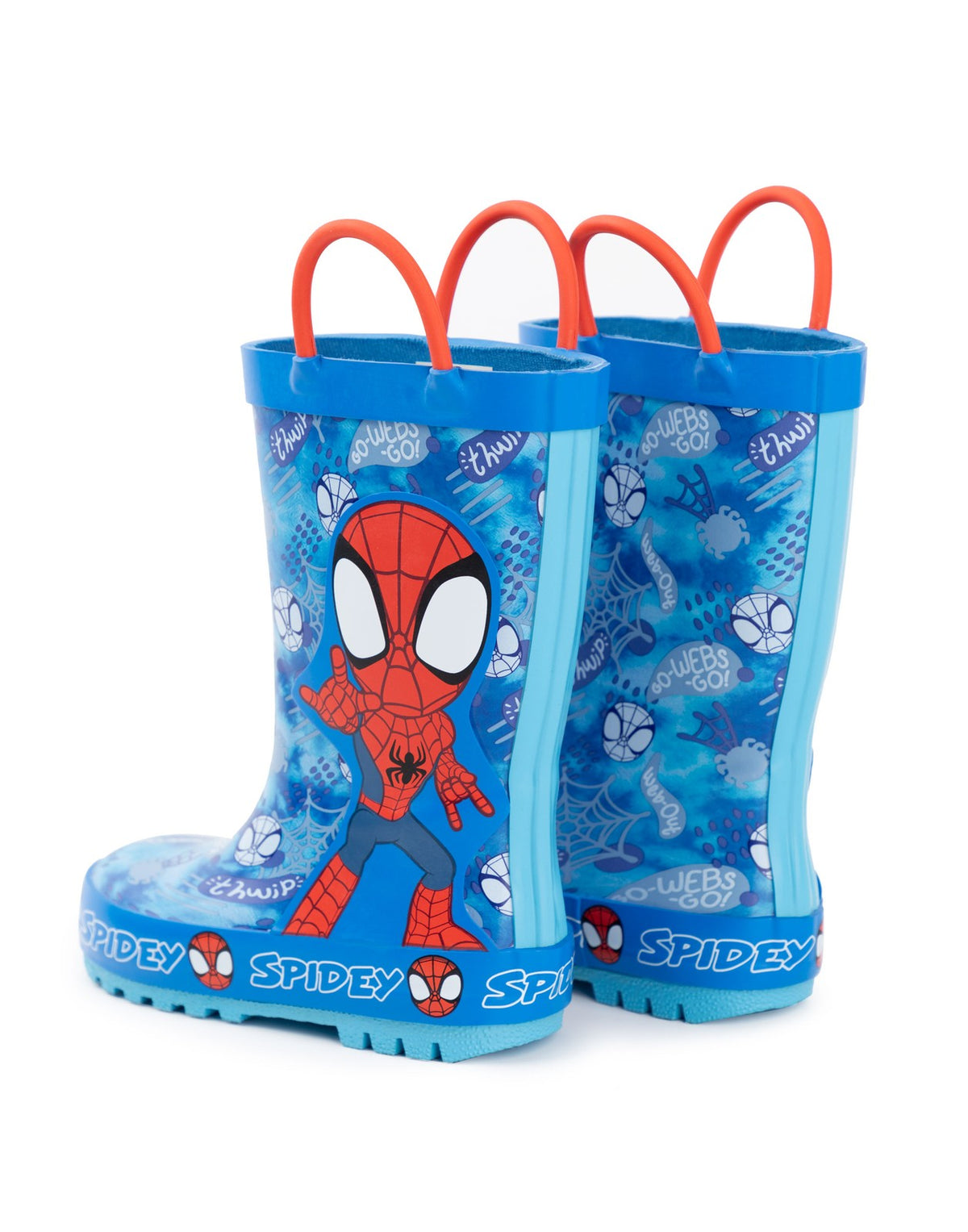 Marvel Wellington Boots with Handles | Unisex Kids Blue | Official Merch