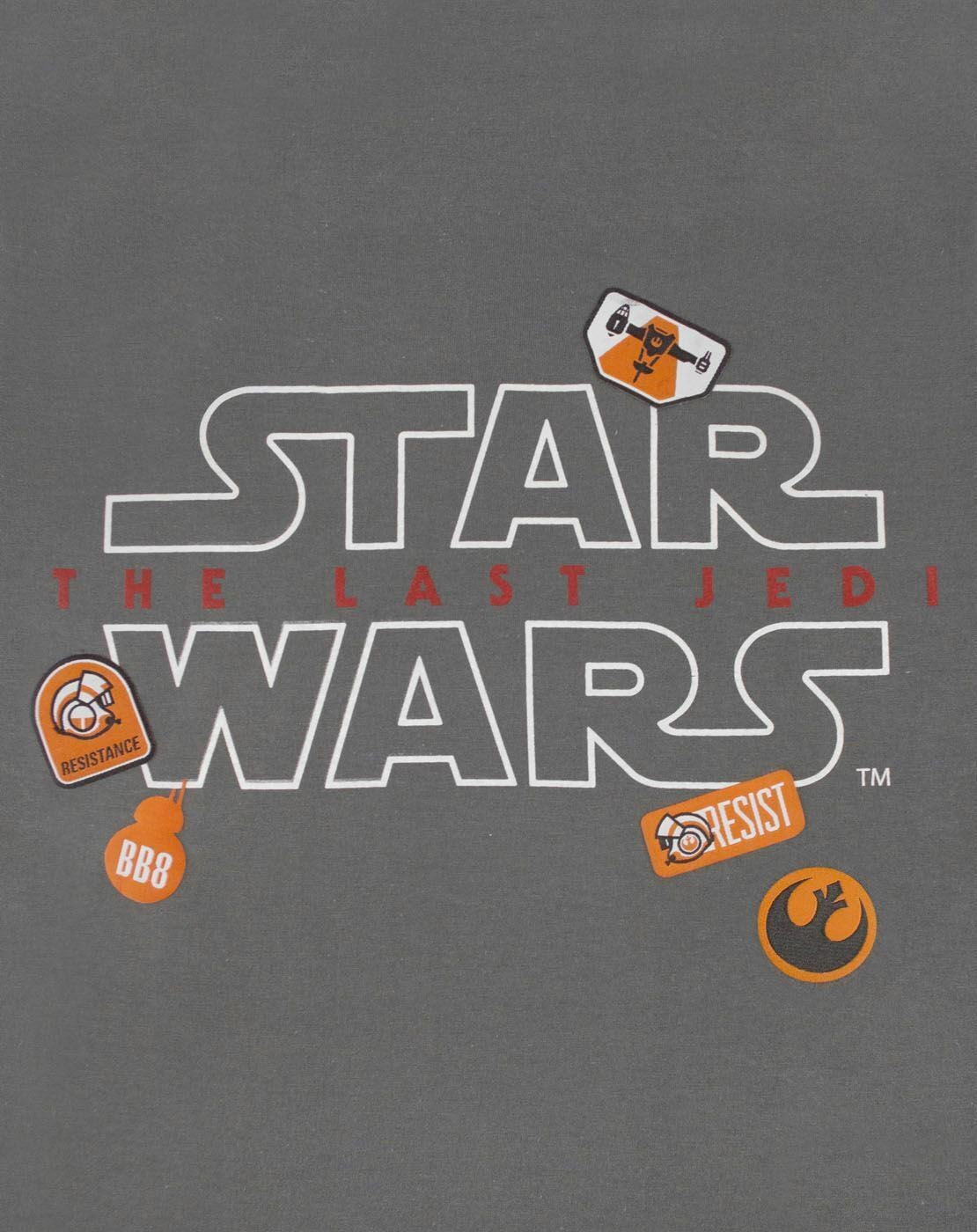 Star Wars Short Sleeved T-Shirt | Womens Grey | Official Merch