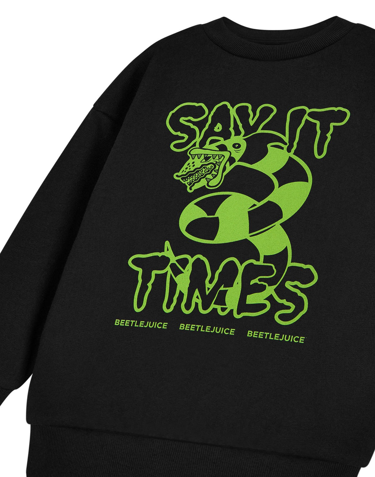 Beetlejuice Sweatshirt | Unisex Kids Black | Official Merch