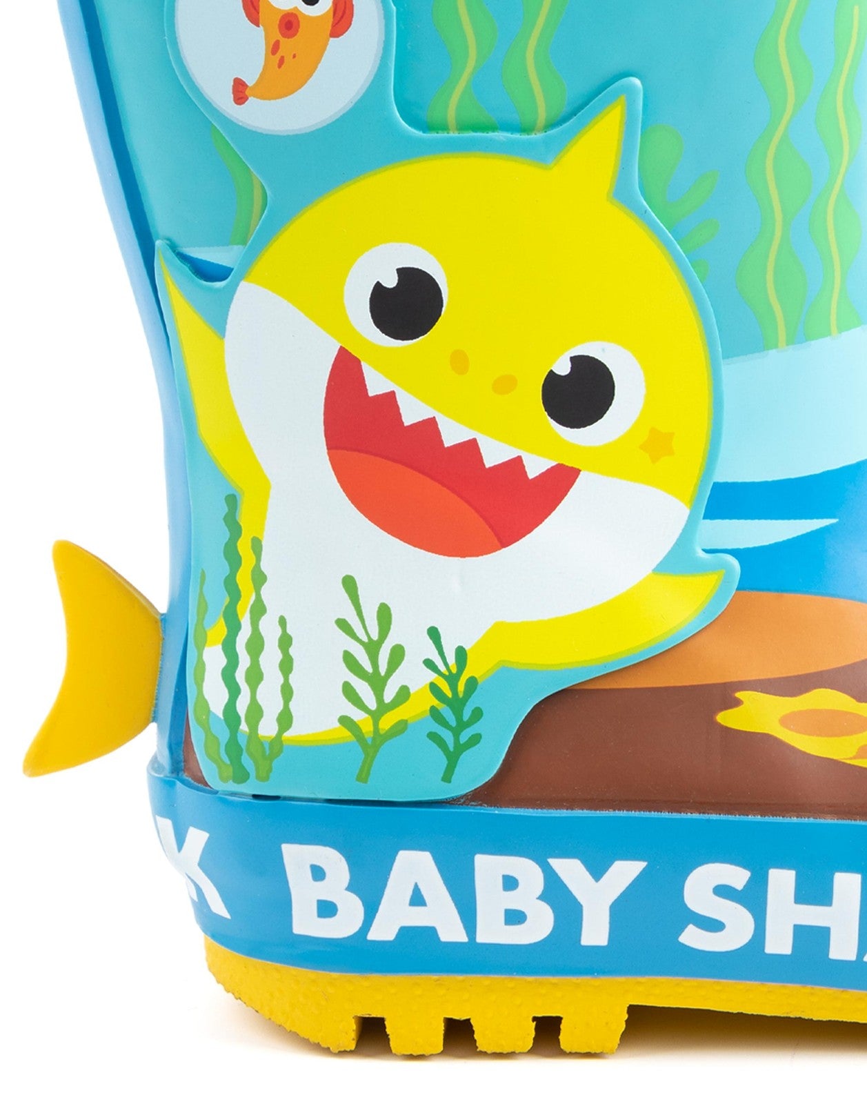 Baby Shark Wellington Boots with Handles | Boys Blue | Official Merch