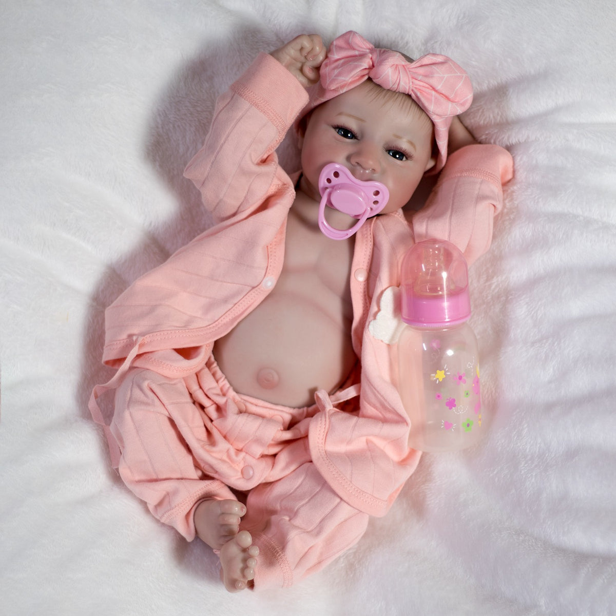 18" Realistic Reborn Baby Dolls Waterproof Newborn Girl Boy Twins Lifelike Gifts