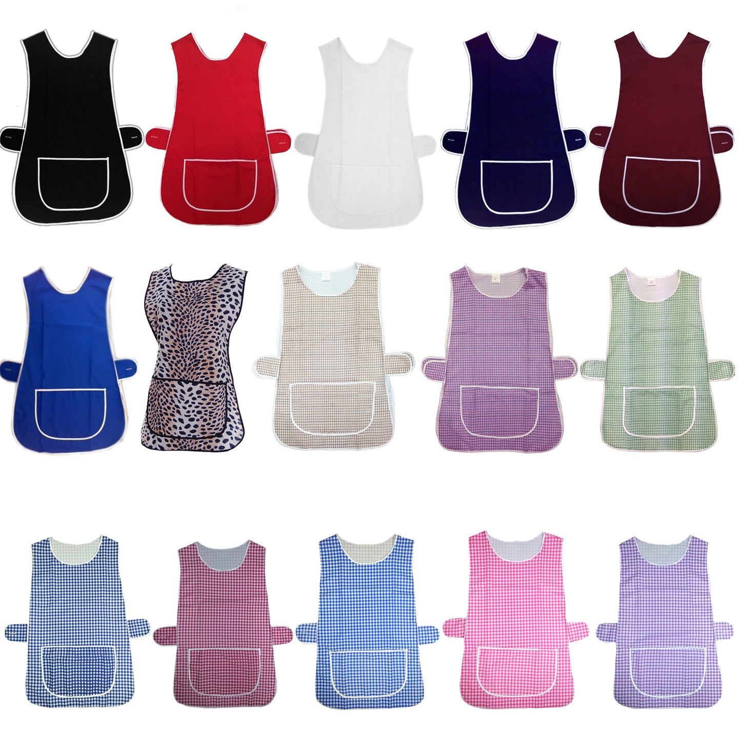 PREMIUM OVERALL TABARD CHEF KITCHEN CATERING CLEANING BAR TABBARD APRON POCKET