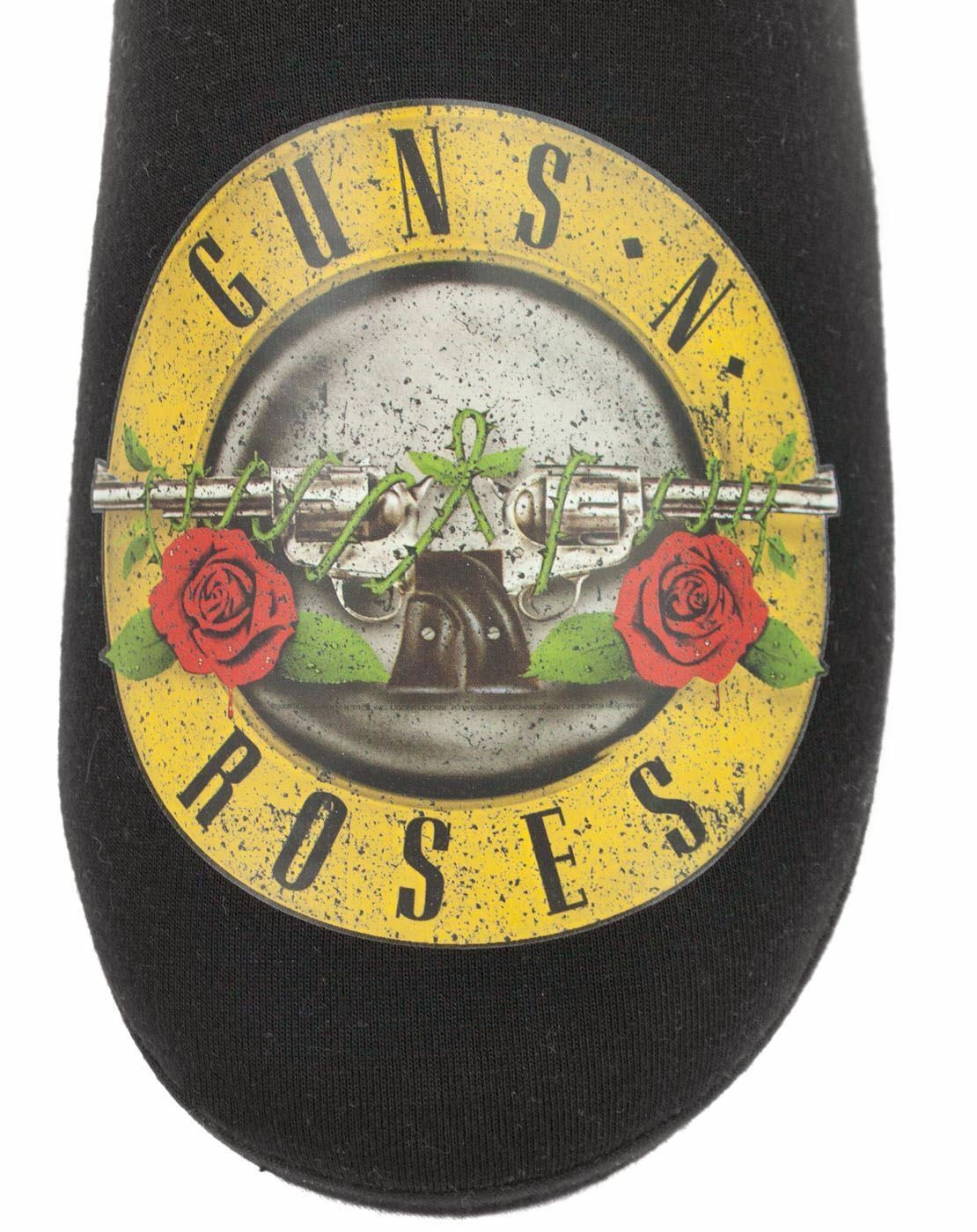 Guns N Roses Mule Slippers | Mens Black | Official Merch