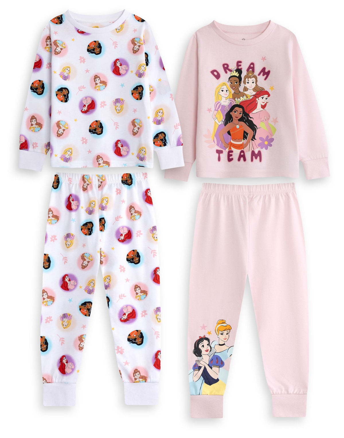 Disney Multi-Pack of 2 Long Sleeve Long Leg Pyjama Set | Girls Multicoloured | O