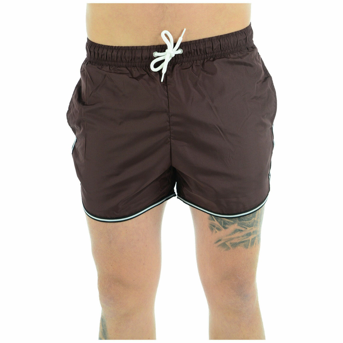 MENS SWIMMING SHORTS MESH LINED RUNNING SPORT GYM SUMMER POOL BEACH SWIM TRUNKS
