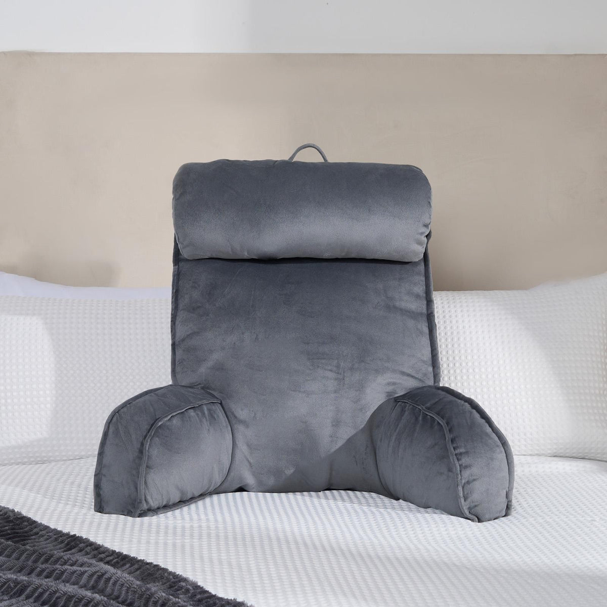 Cuddle Cushion Back Lumbar Support Head Rest Bed Reading Pillow Plump Soft Arms