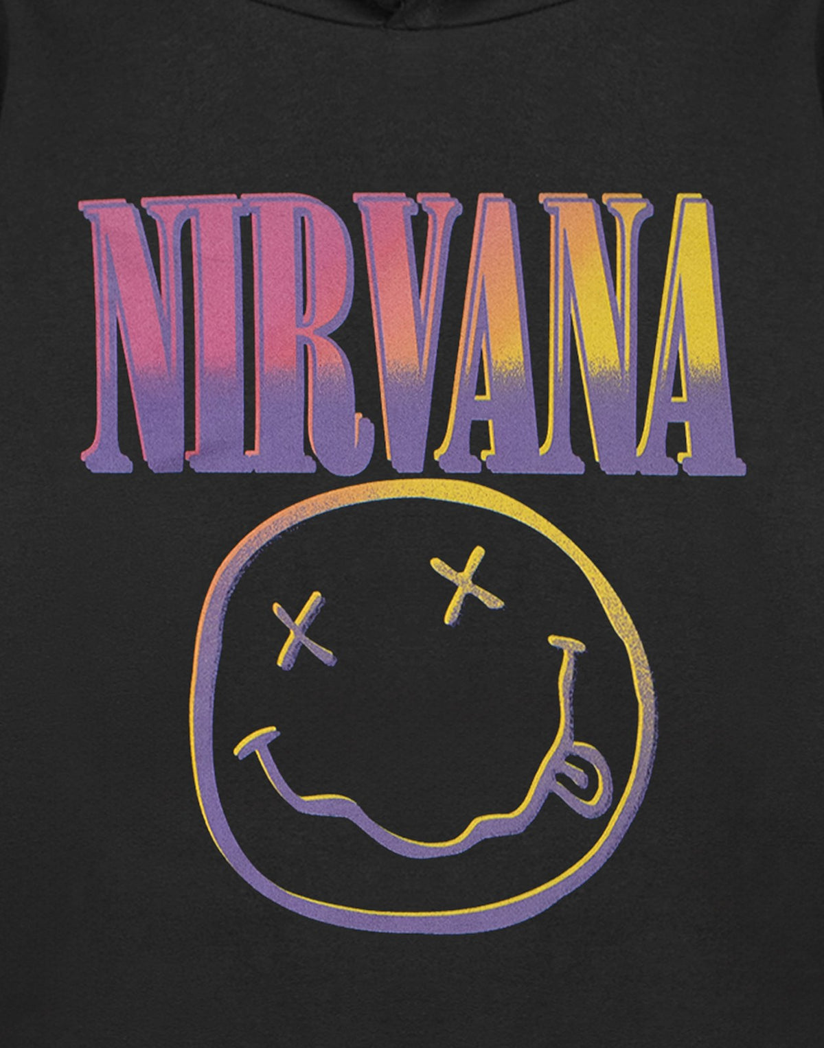 Nirvana Hoodie | Unisex Kids Black | Official Merch
