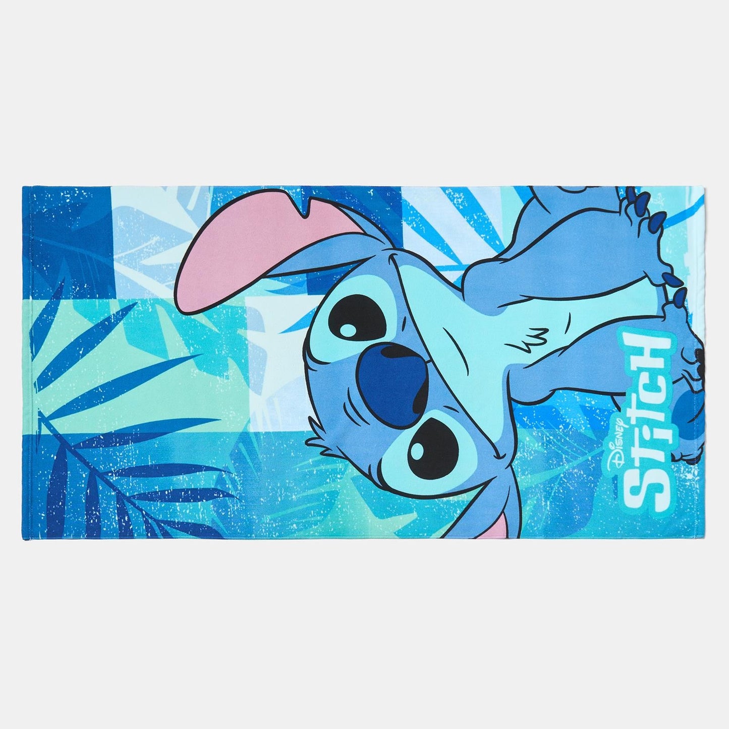 OHS x Stitch Kids Beach Towel Hooded Poncho Absorbent Quick Dry Soft Microfibre