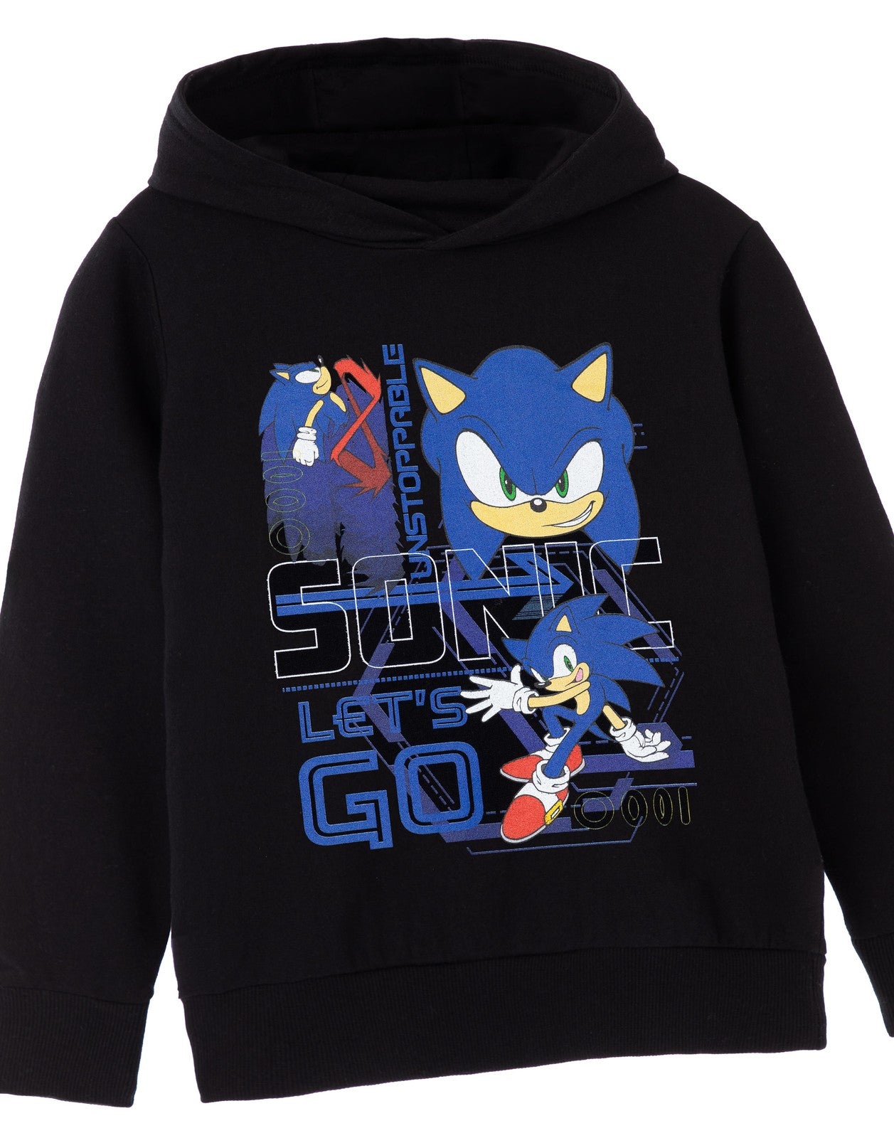 Sonic the Hedgehog Hoodie | Boys Black | Official Merch