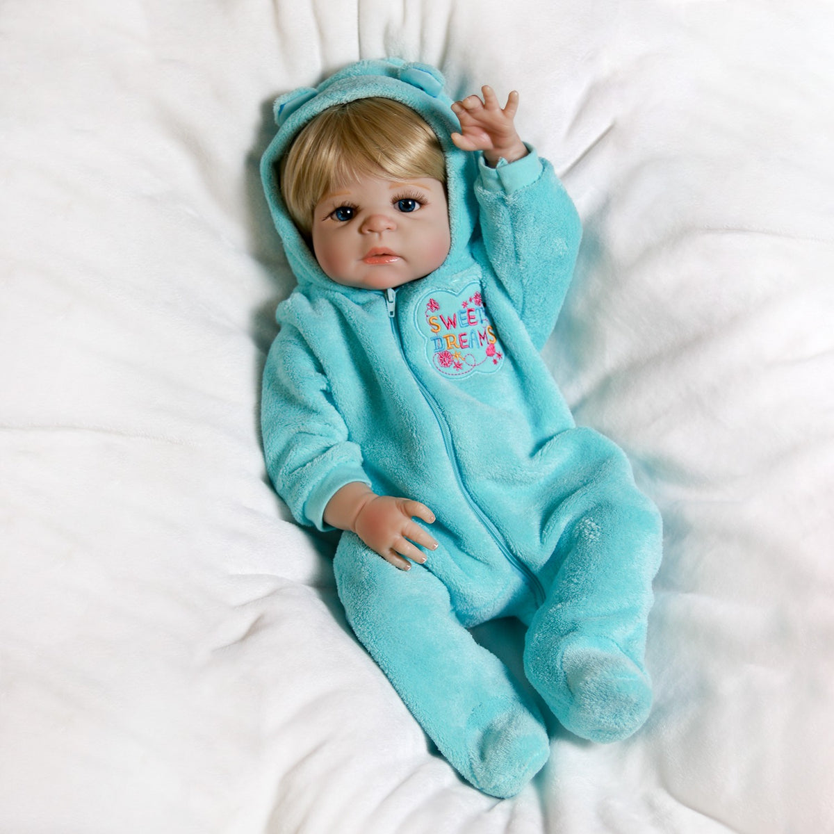 22'' Realistic Twins Reborn Baby Dolls Full Body Vinyl Silicone Boy Girl Gift UK