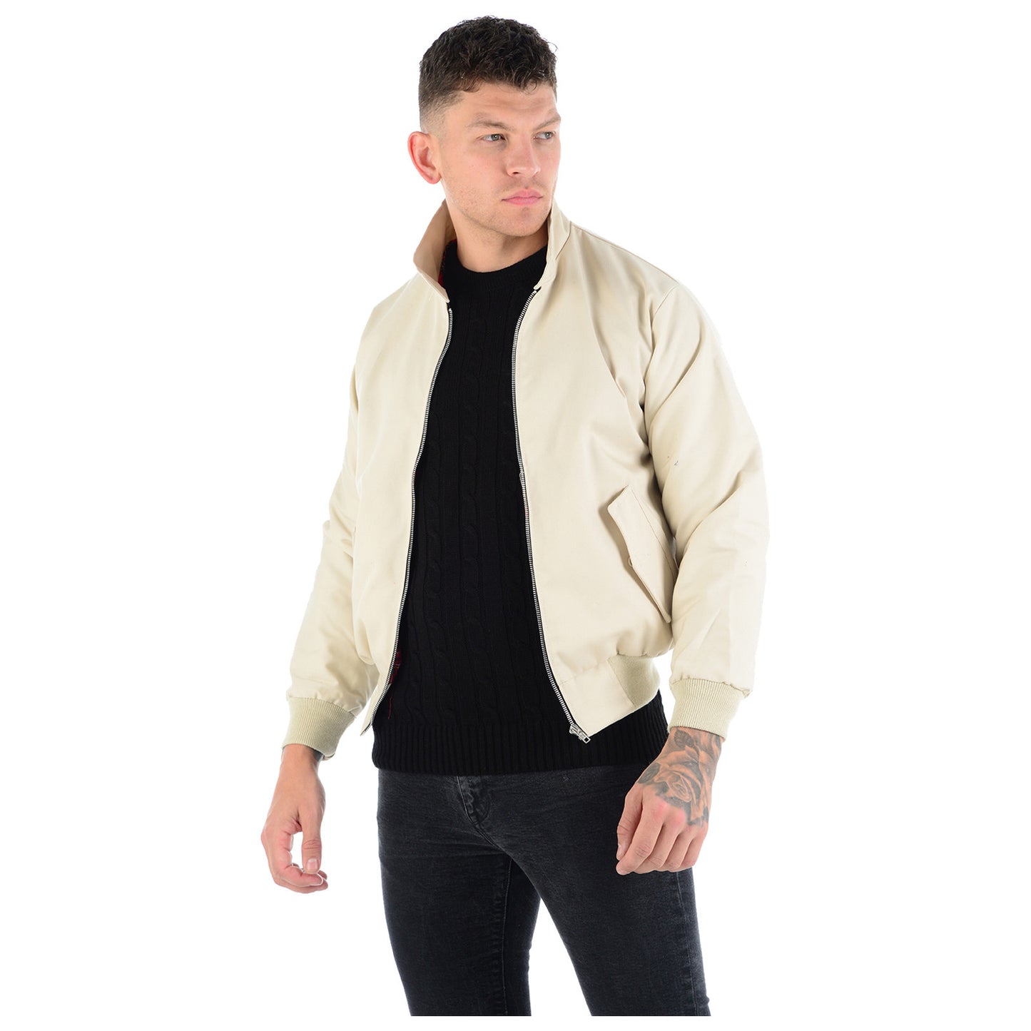 MENS JACKET CLASSIC TRENDY VINTAGE RETRO SCOOTER 1970'S BOMBER MOD COAT TOP NEW