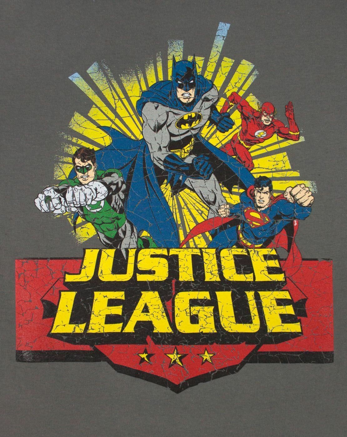 DC Comics Short Sleeved T-Shirt | Mens Grey | Official Merch