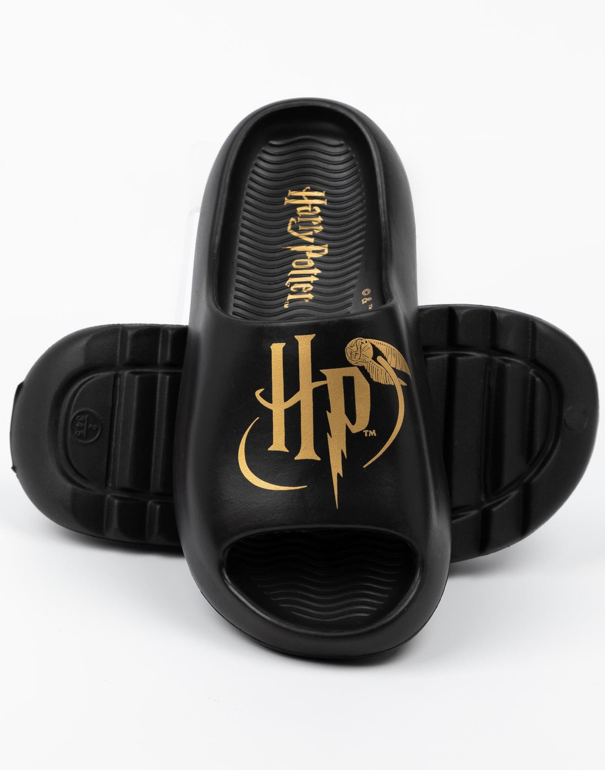 Harry Potter Sliders | Girls Black | Official Merch