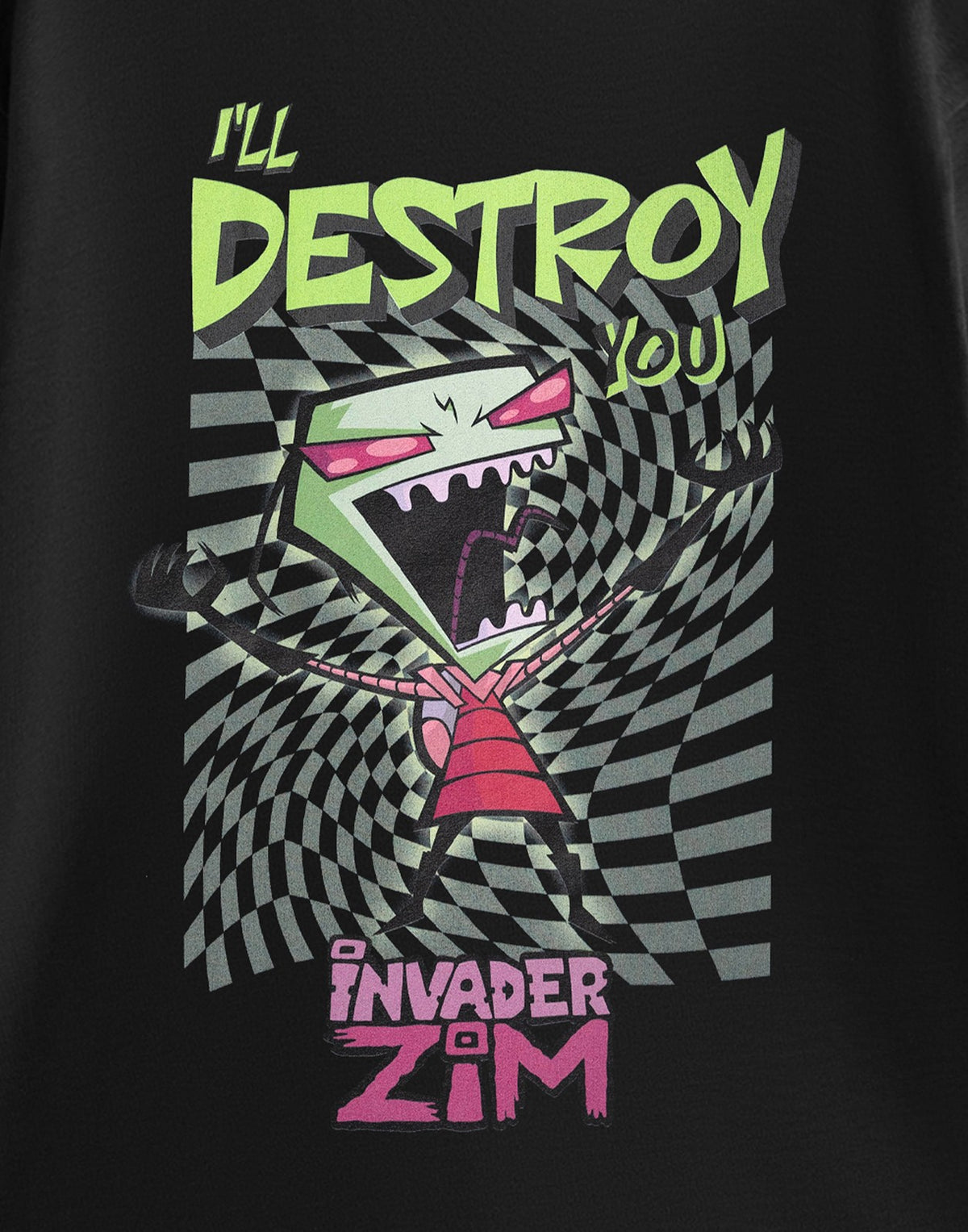 Invader Zim Short Sleeved T-Shirt | Unisex Black | Official Merch