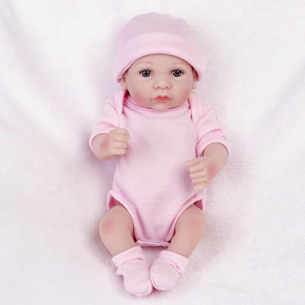 10" Reborn Dolls Waterproof Newborn Boy Girl Full Body Silicone Vinyl Twins Bath