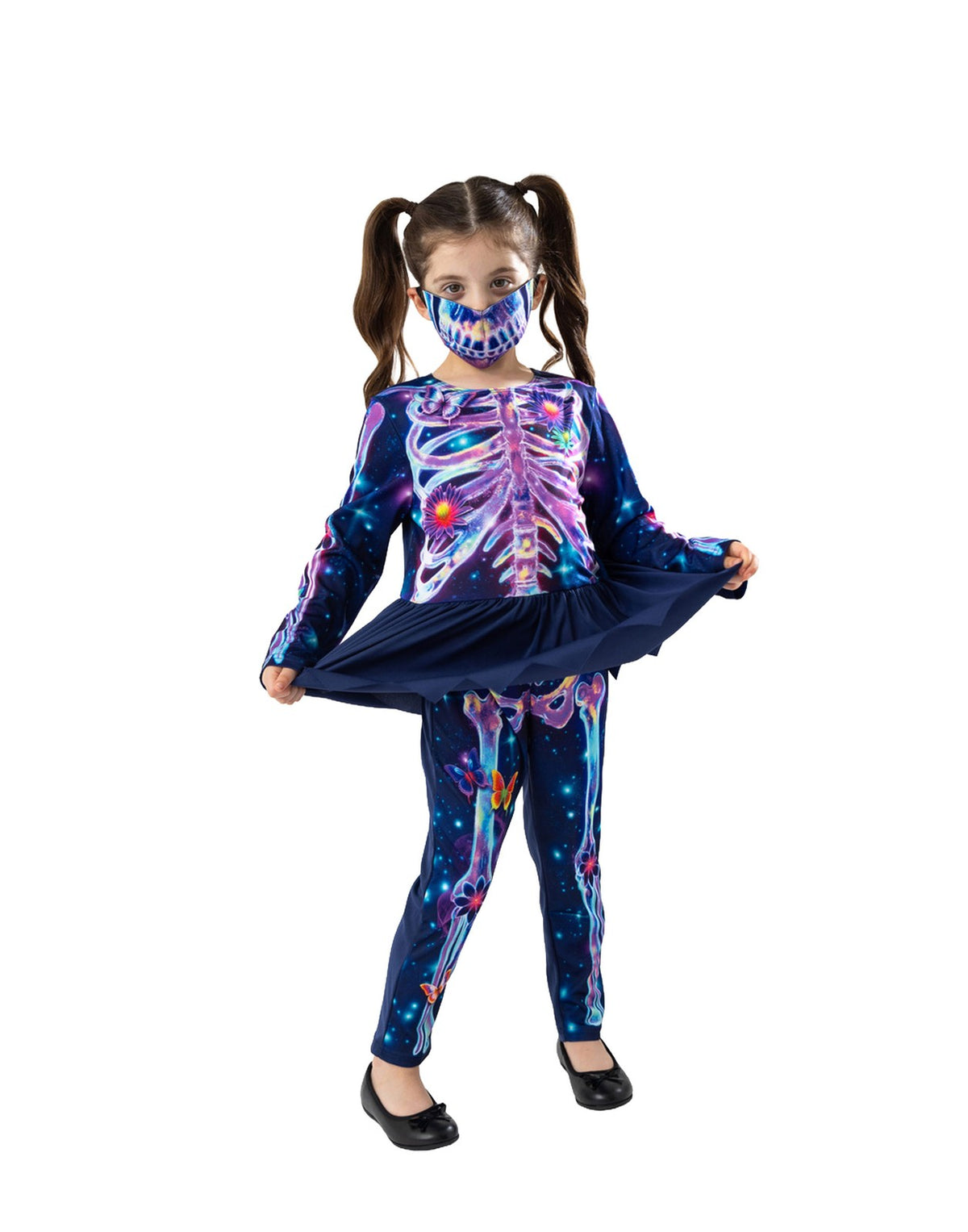 Blues Group 2 Piece Costume | Girls Multicoloured | Official Merch