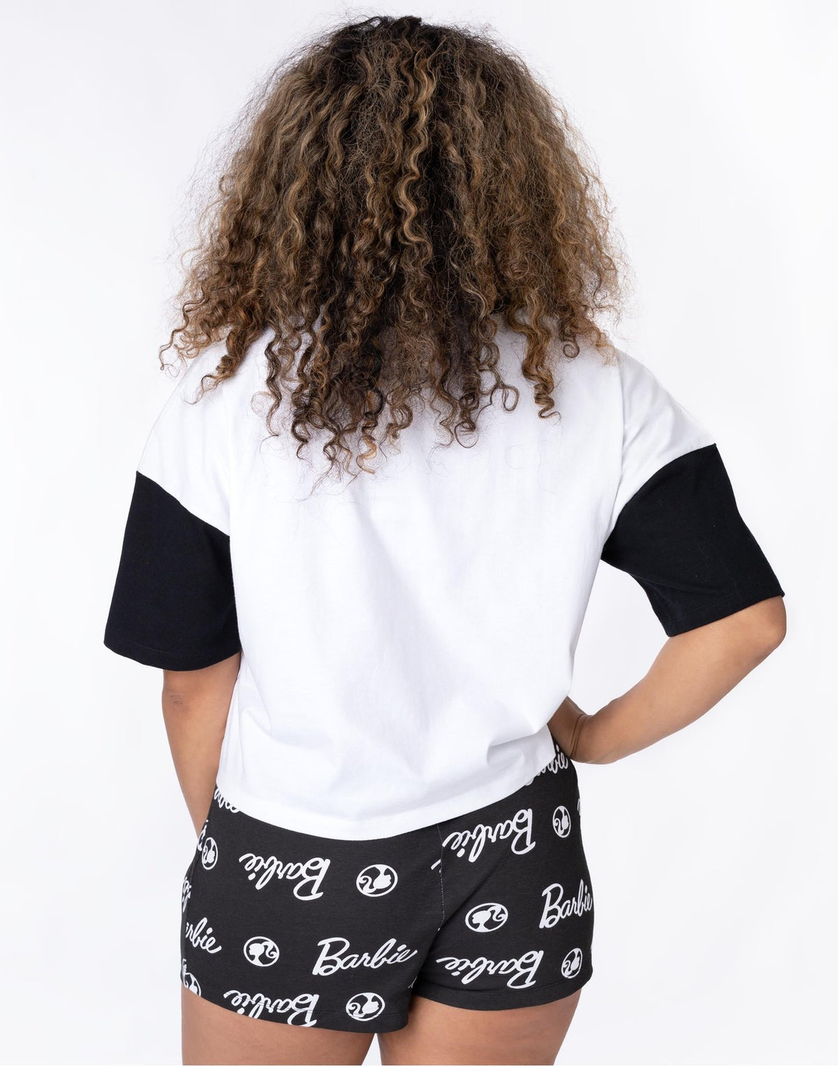 Barbie Short Sleeve Short Leg Pyjama Set | Womens Multicoloured | Official Merch