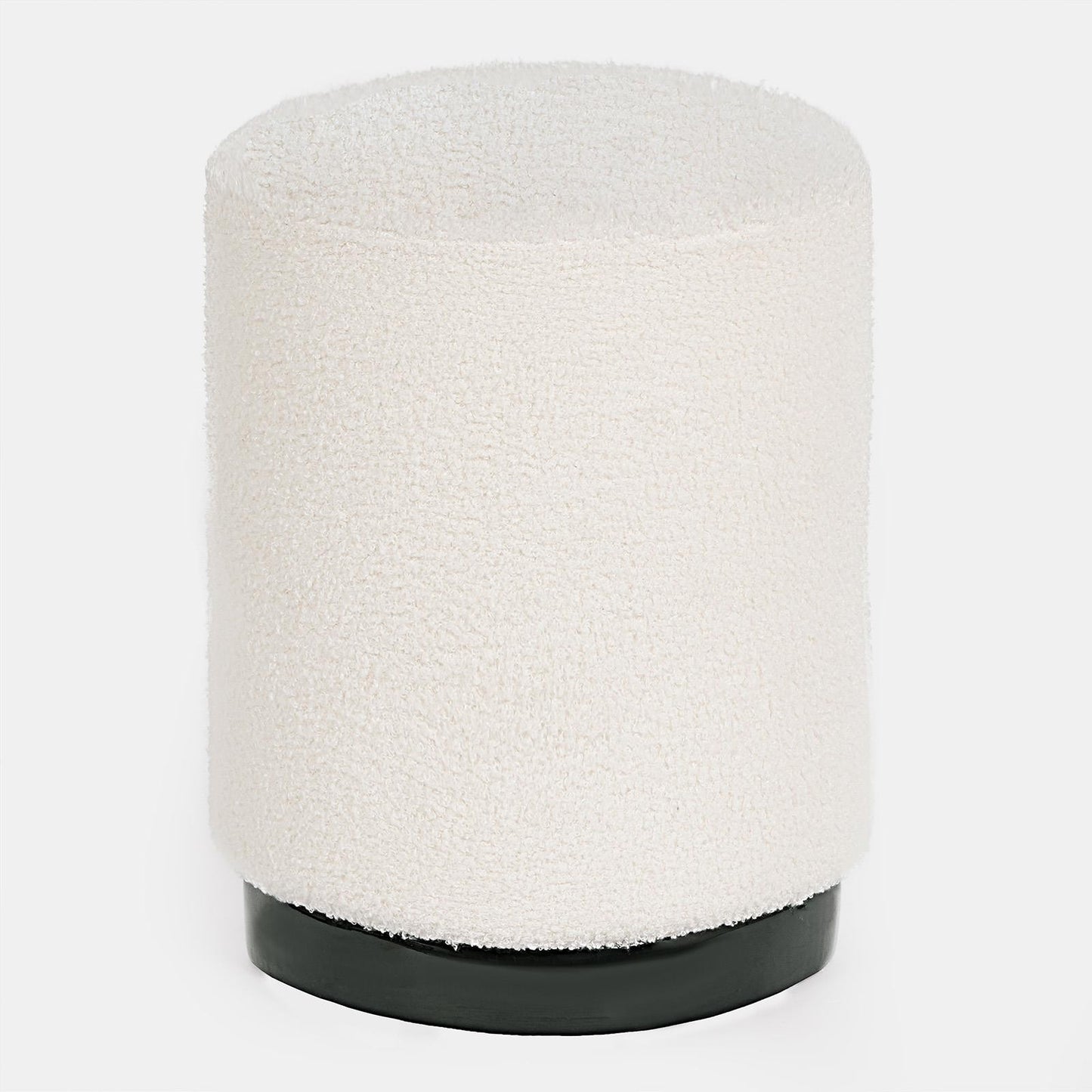OHS Boucle Stool Foot Rest Cushioned Modern Home Bedroom Vanity Seat Chair
