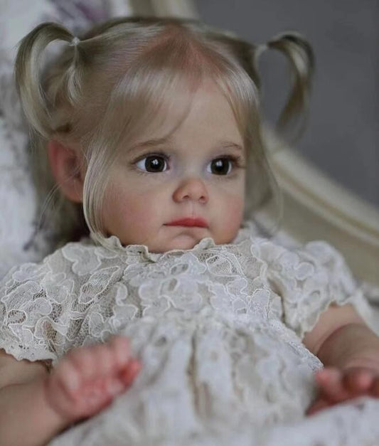 Real Reborn Dolls Vinyl Silicone Handmade Lifelike Newborn Baby Girl Doll Gift