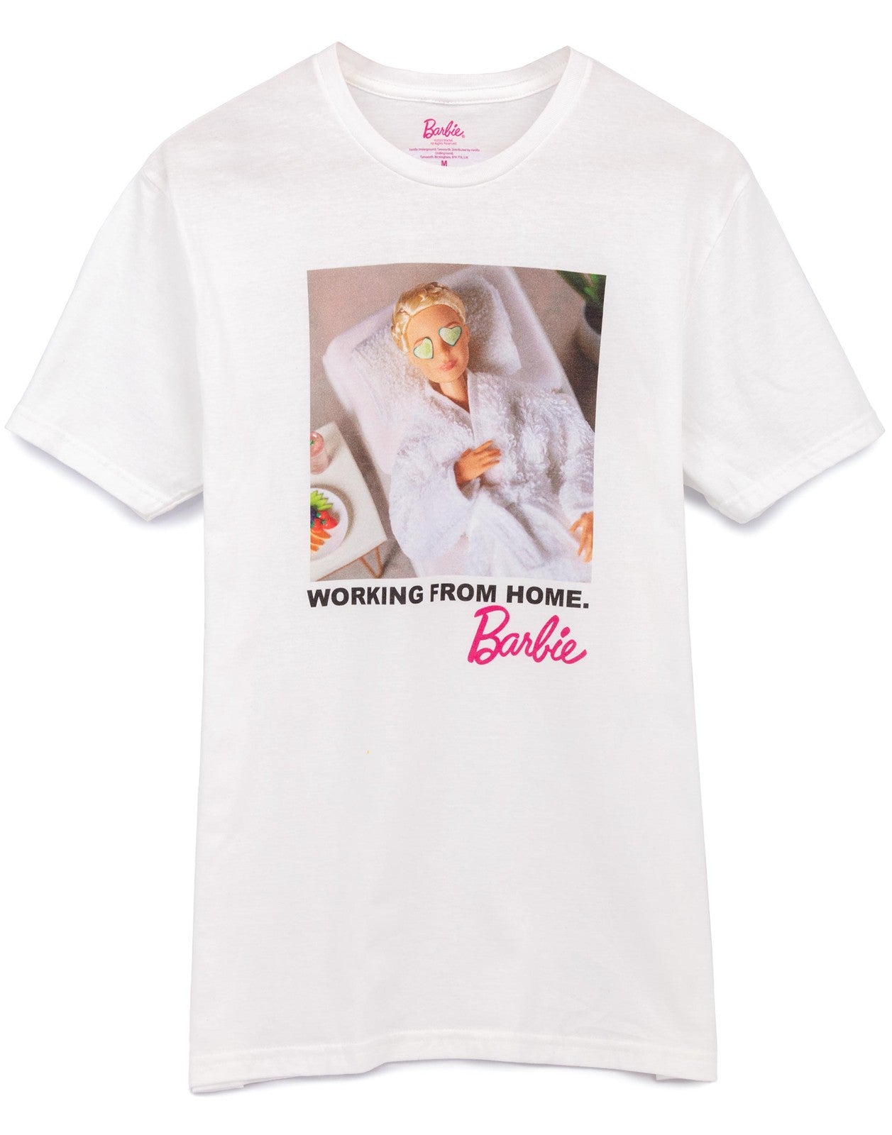 Barbie Short Sleeved T-Shirt | Womens White | Official Merch