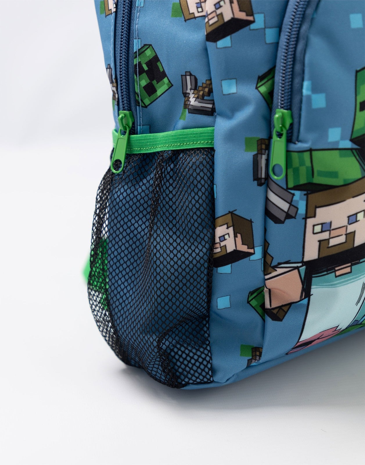 Minecraft Backpack | Unisex Kids Blue Gaming | Official Merch