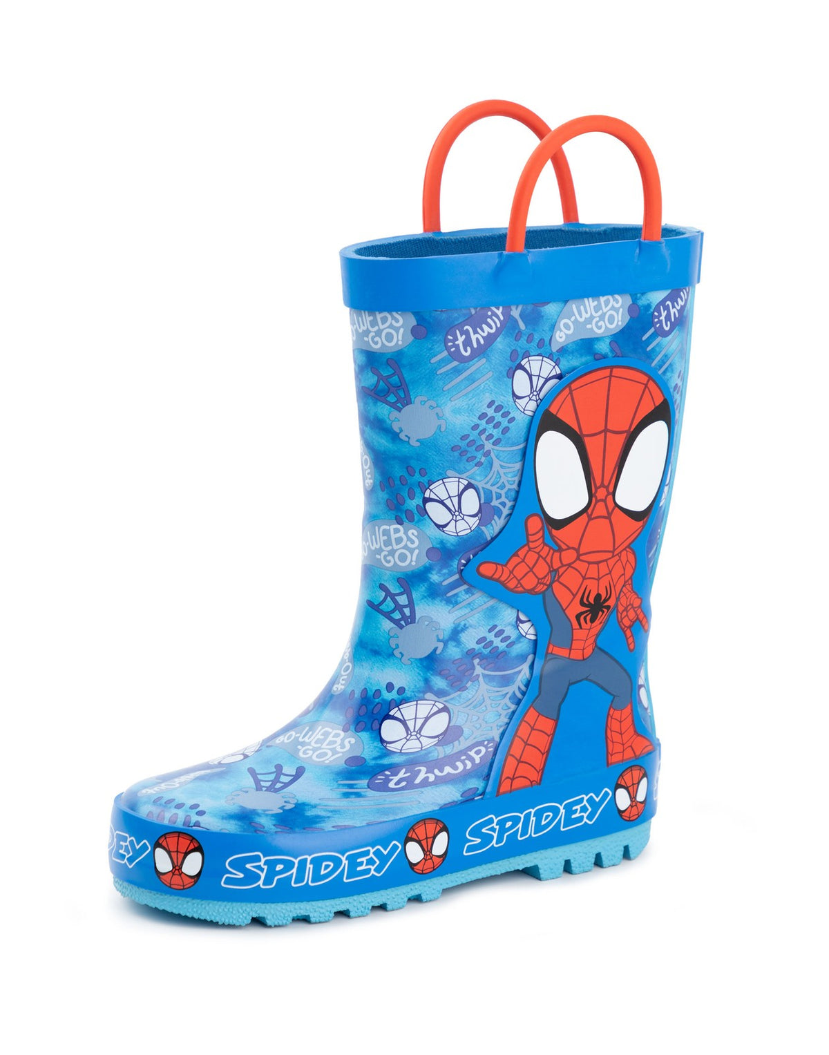 Marvel Wellington Boots with Handles | Unisex Kids Blue | Official Merch