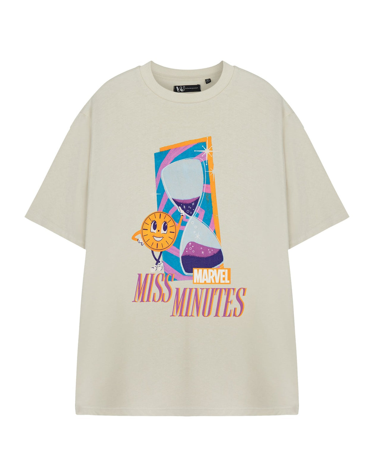 Marvel Short Sleeved T-Shirt | Womens Oatmeal | Official Merch