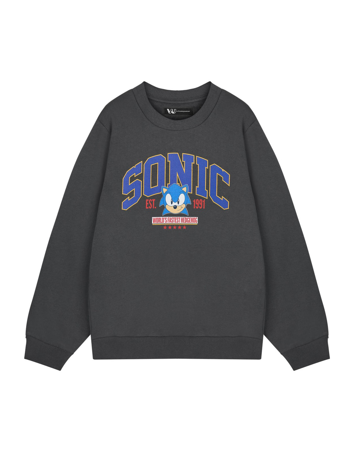 Sonic the Hedgehog Sweatshirt | Mens Charcoal | Official Merch