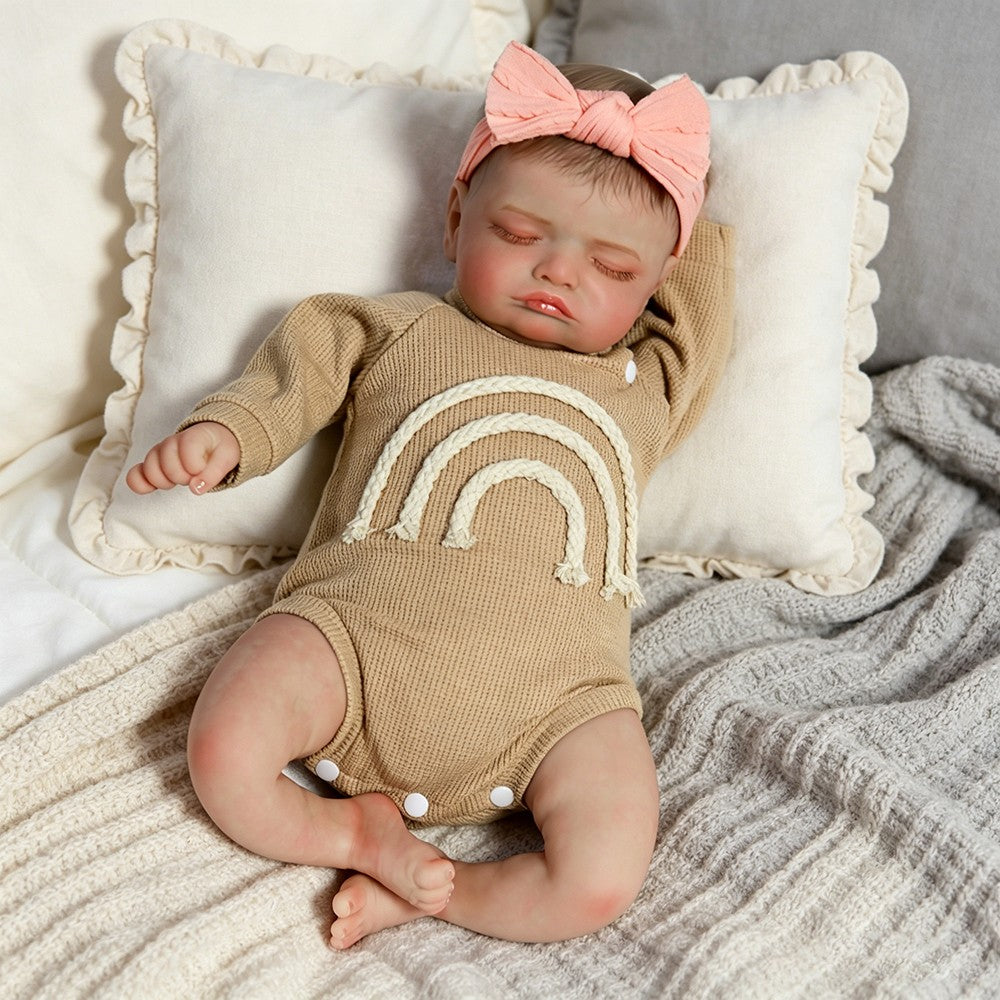 Lifelike Reborn Baby Dolls Vinyl Silicone Newborn Girl Realistic Doll Xmas Gift