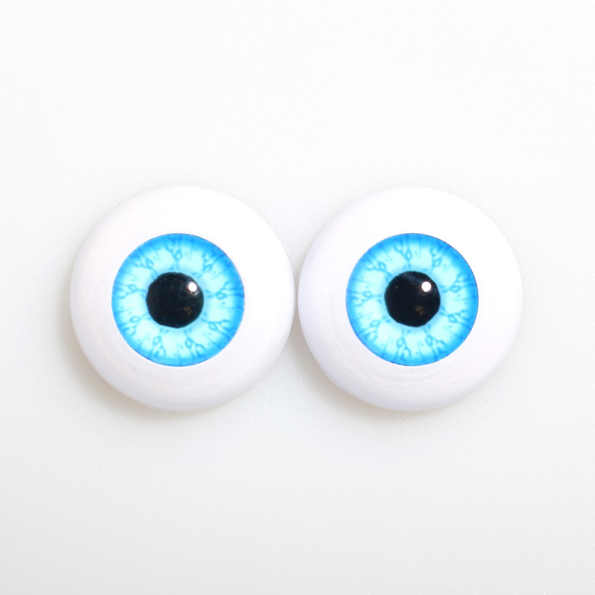 2 Pairs Reborn Baby Doll Eyes Half Round Acrylic Eyeballs Accessories DIY Supply