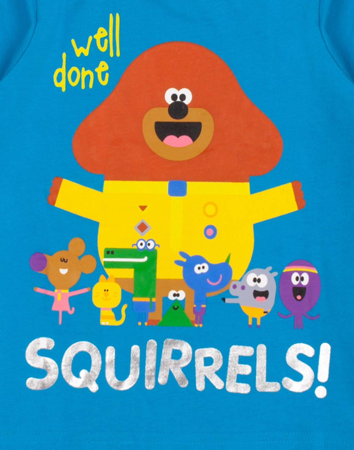 Hey Duggee Short Sleeve Long Leg Pyjama Set | Boys Blue | Official Merch