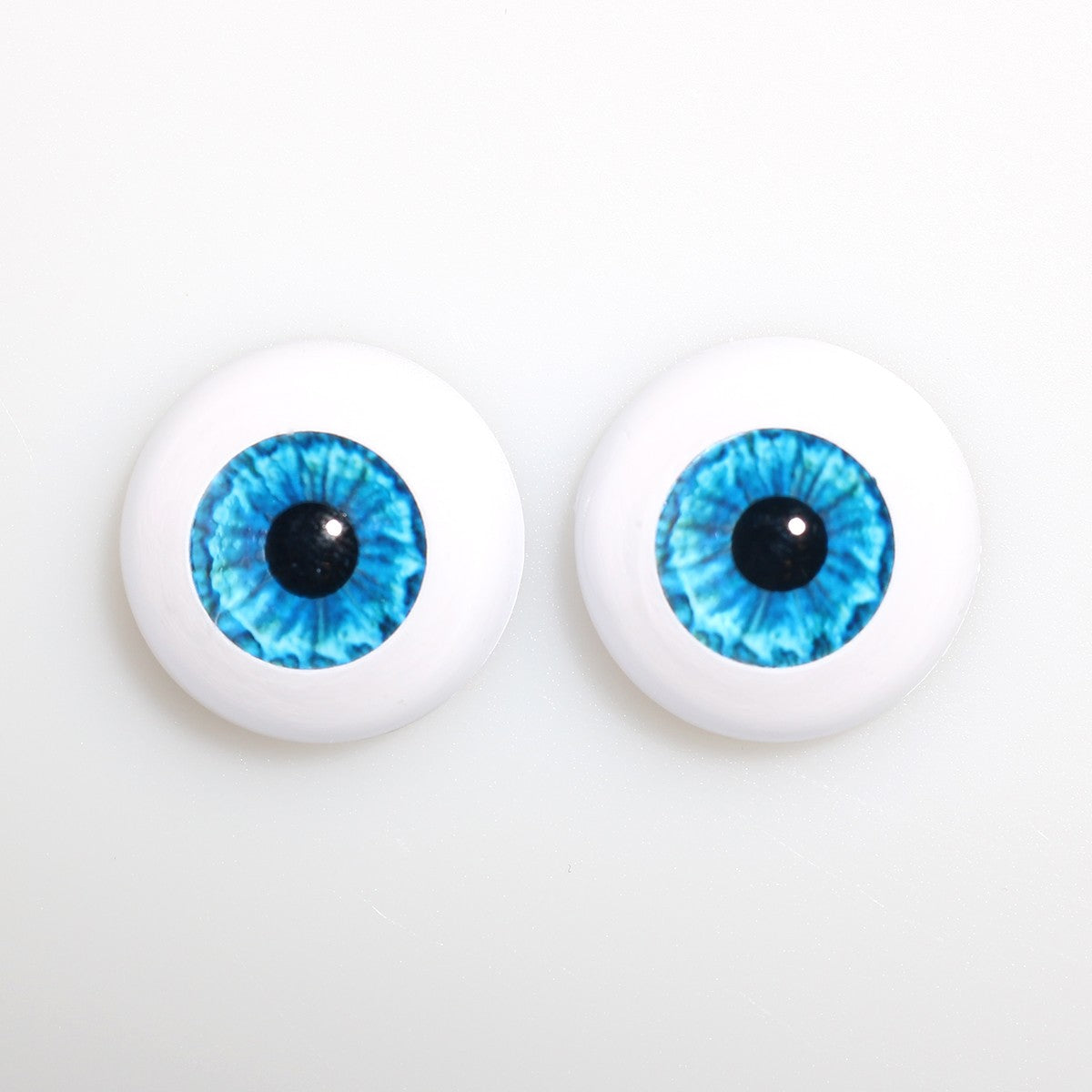 2 Pairs Reborn Baby Doll Eyes Half Round Acrylic Eyeballs Accessories DIY Supply