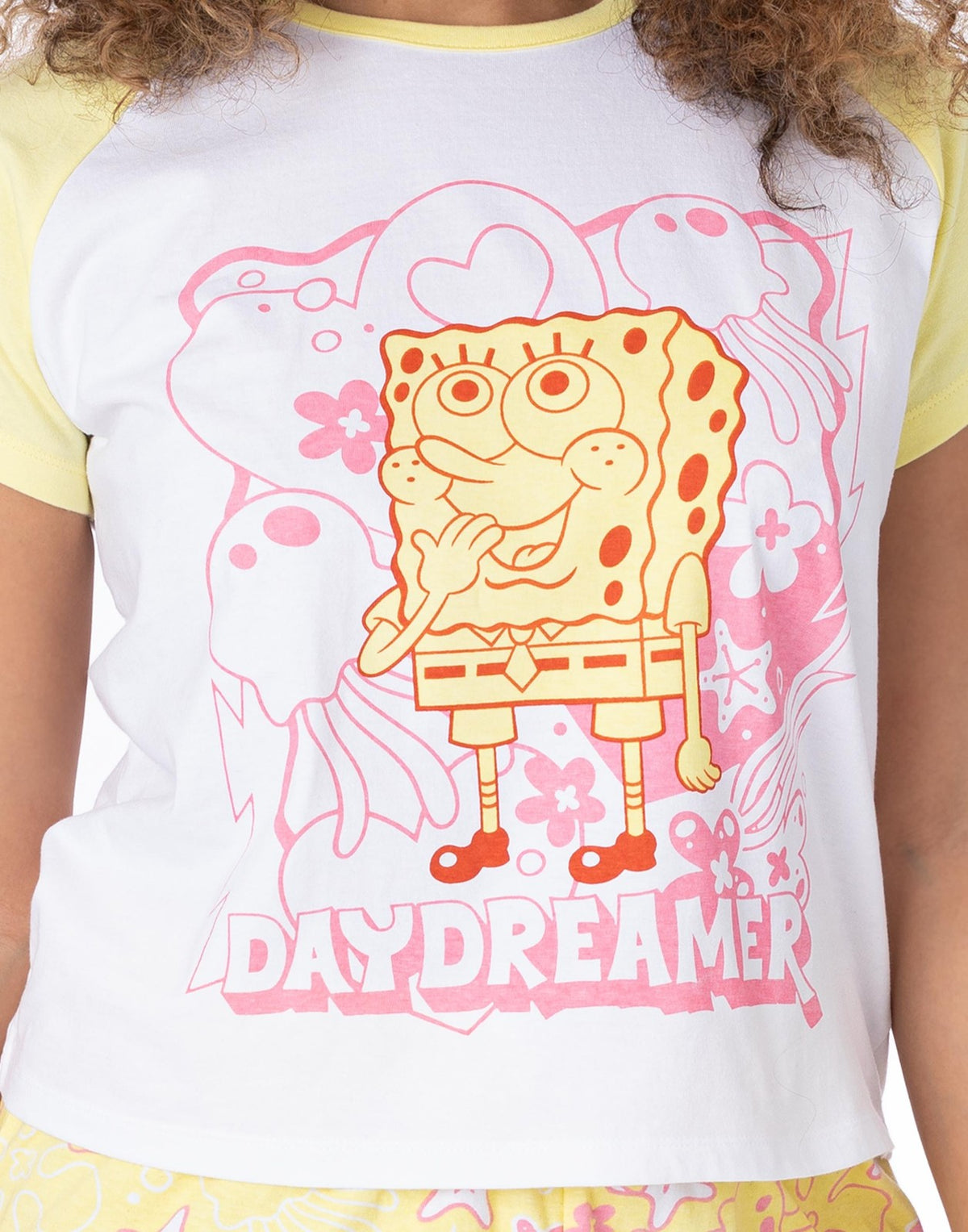 SpongeBob SquarePants Short Sleeve Short Leg Pyjama Set | Womens Multicoloured |
