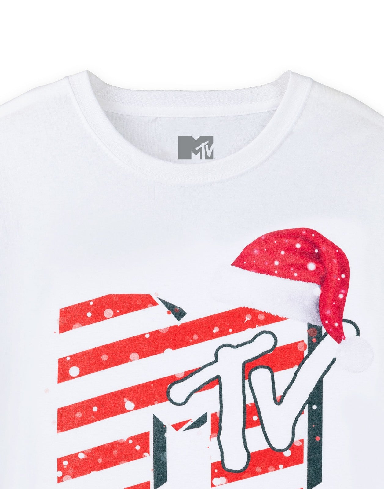 MTV Short Sleeved T-Shirt | Unisex White | Official Merch