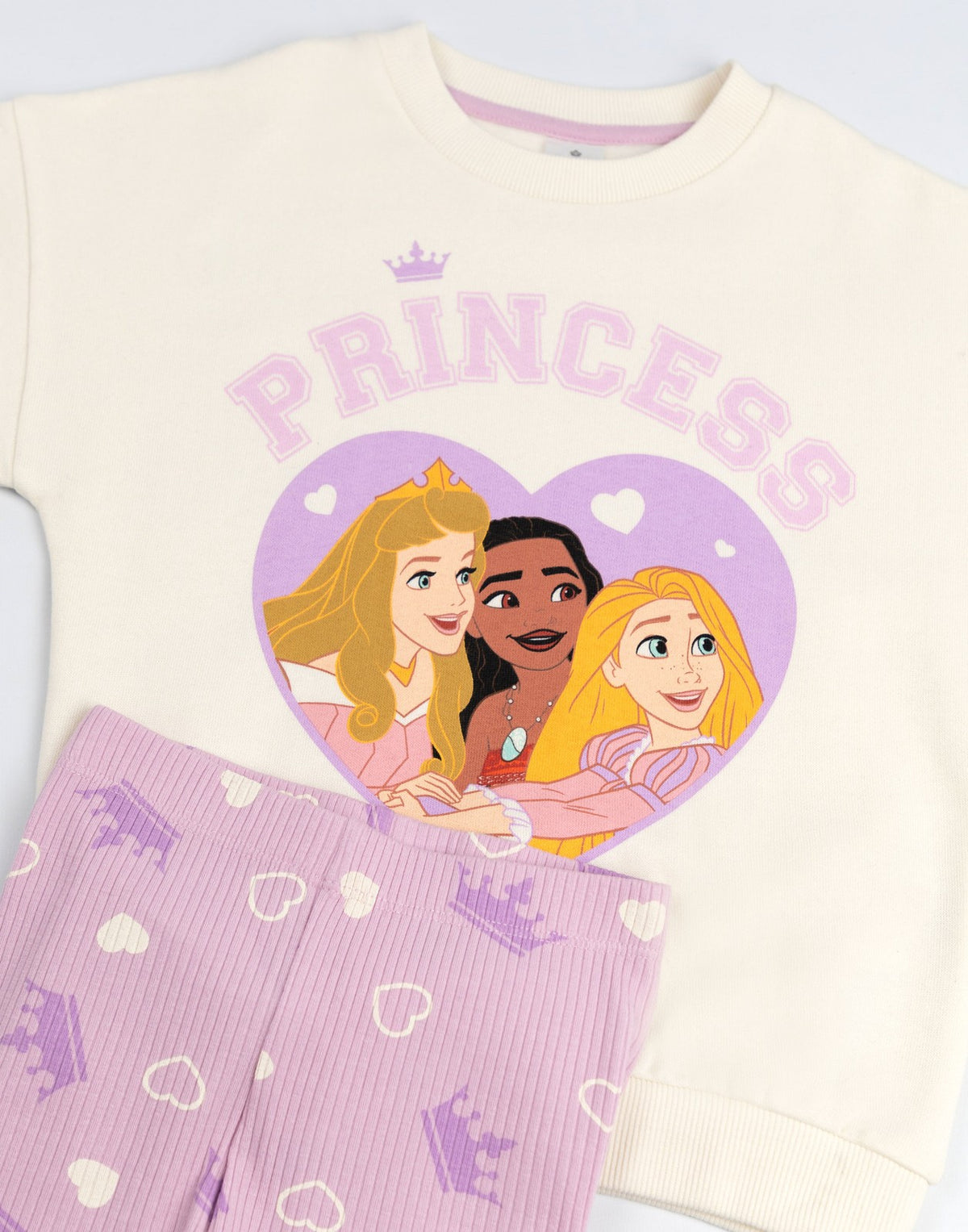 Disney Sweatshirt and Joggers Set | Girls Pink | Official Merch