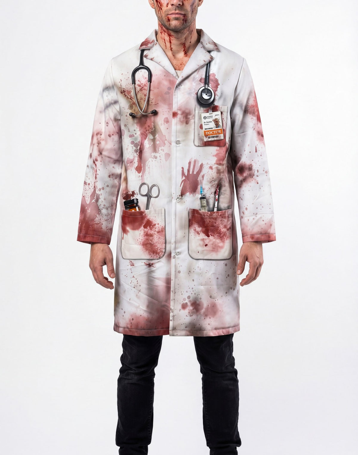 Blues Group 1 Piece Costume | Mens White | Official Merch