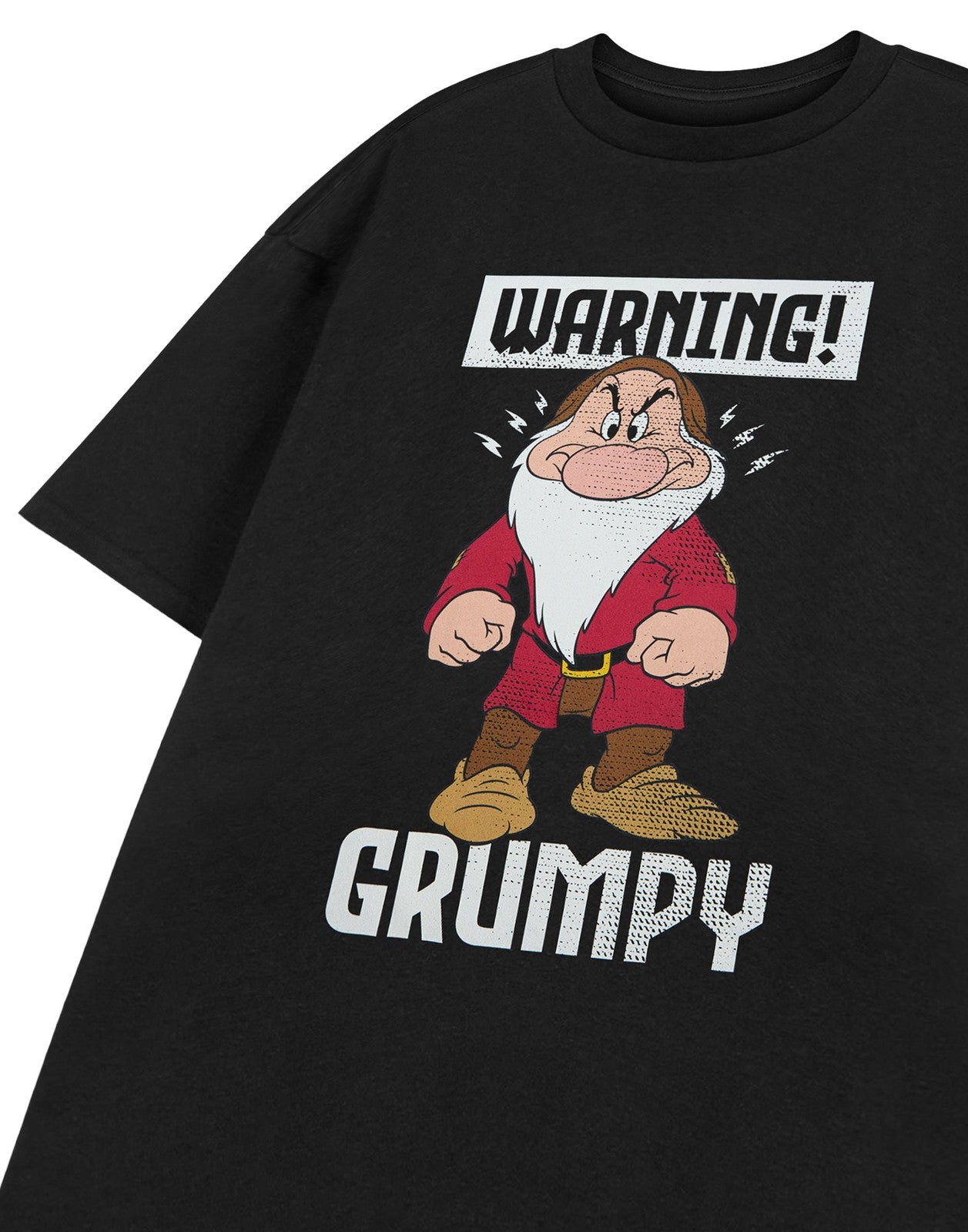 Disney Short Sleeved T-Shirt | Mens Black | Official Merch