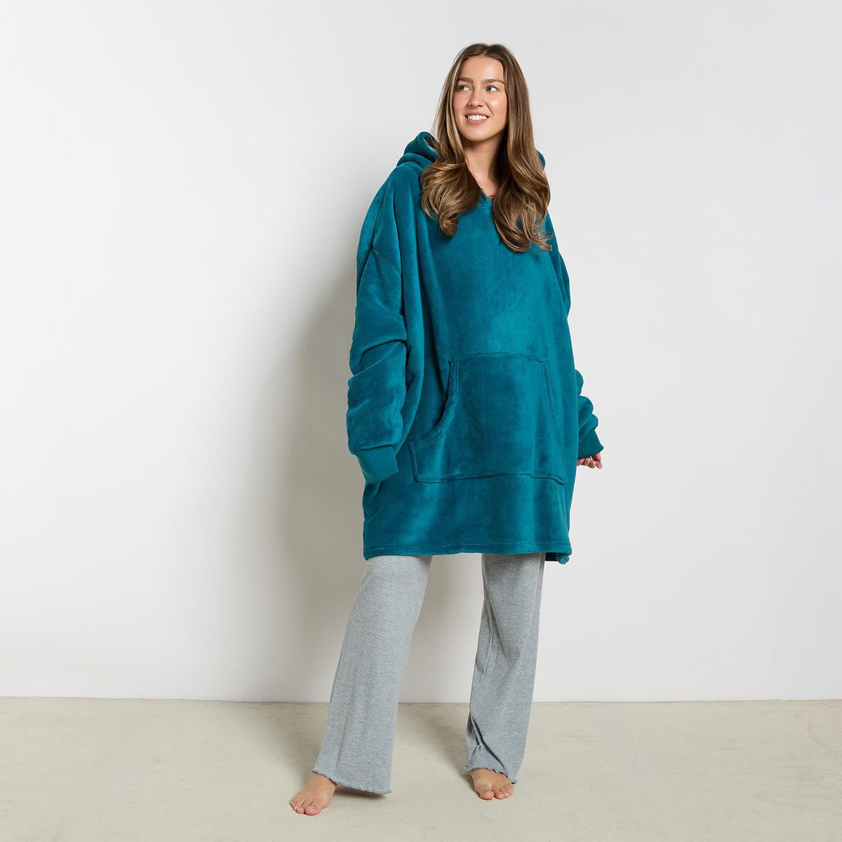OHS Hoodie Blanket Oversized Ultra Plush Sherpa Giant Big Hooded Sweatshirt