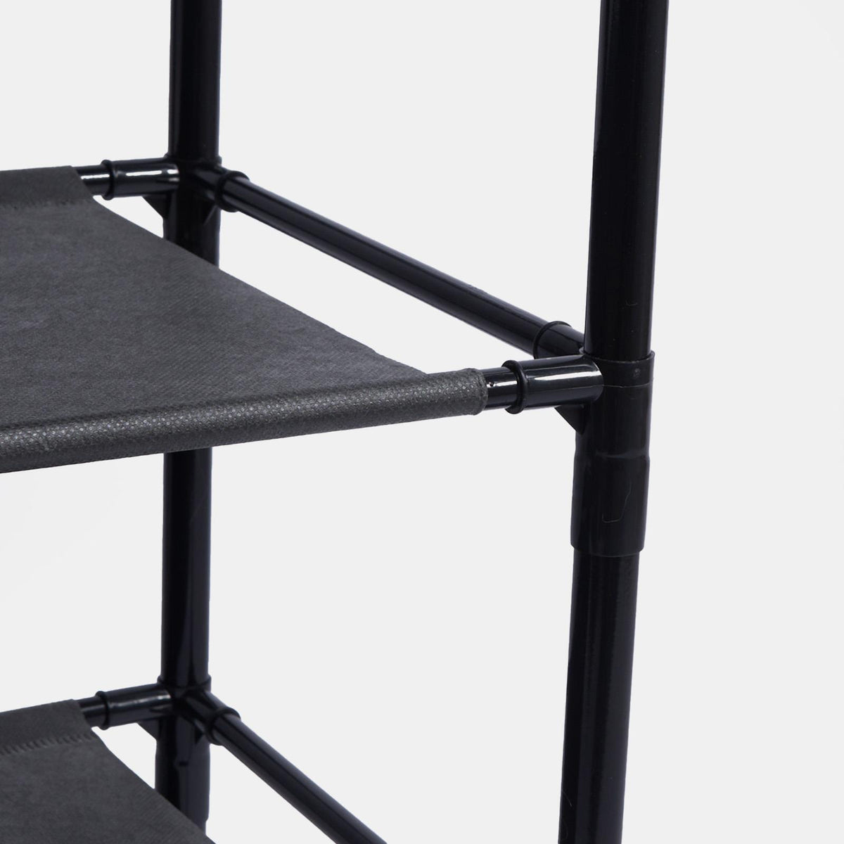 16 Hook Shelving Rack Storage Tier Unit Hallway Home Decor Wire Office Organiser