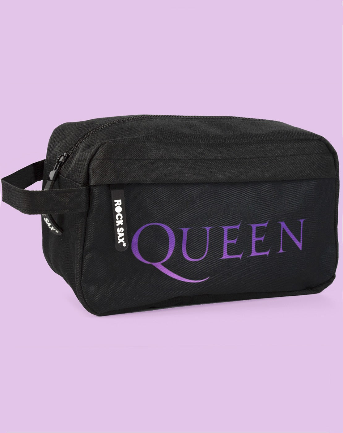 Rock Sax Wash and Toiletry Bag | Unisex Black | Official Merch